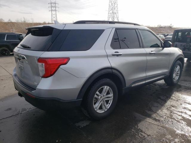 1FMSK8DH0LGD05927 - 2020 FORD EXPLORER XLT SILVER photo 3