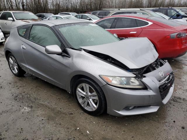 JHMZF1D61CS003068 - 2012 HONDA CR-Z EX SILVER photo 4