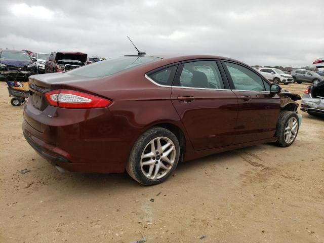 3FA6P0H7XGR271946 - 2016 FORD FUSION SE BURGUNDY photo 3