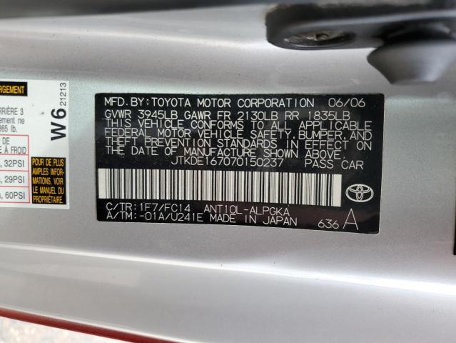 JTKDE167070150237 - 2007 TOYOTA SCION TC Qırmızı foto 12