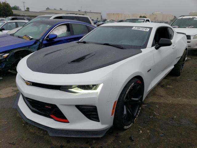 1G1FG1R73J0142834 - 2018 CHEVROLET CAMARO SS WHITE photo 1