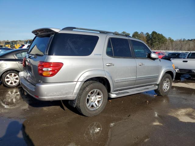 5TDZT38A34S215677 - 2004 TOYOTA SEQUOIA LIMITED SILVER photo 3