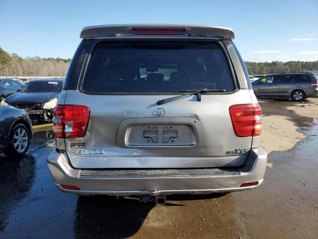 5TDZT38A34S215677 - 2004 TOYOTA SEQUOIA LIMITED SILVER photo 6