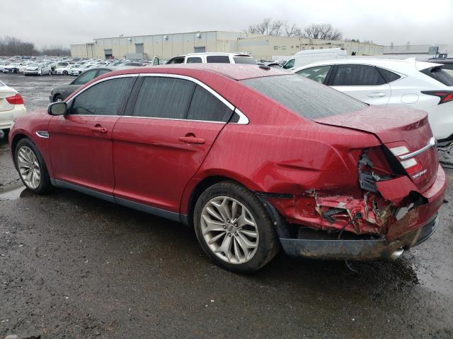 1FAHP2F82HG117353 - 2017 FORD TAURUS LIMITED RED photo 2