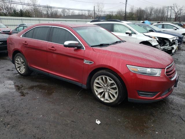 1FAHP2F82HG117353 - 2017 FORD TAURUS LIMITED RED photo 4