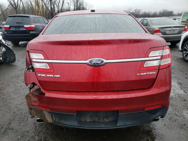 1FAHP2F82HG117353 - 2017 FORD TAURUS LIMITED RED photo 6