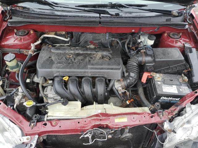 1NXBR30E26Z596981 - 2006 TOYOTA COROLLA CE RED photo 11