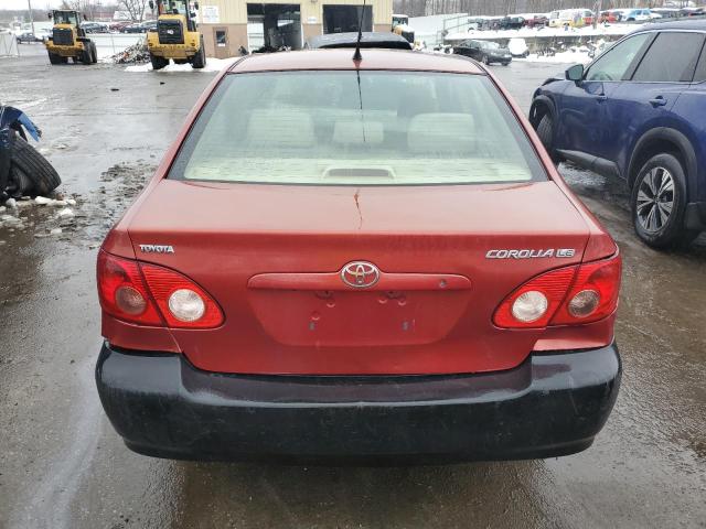 1NXBR30E26Z596981 - 2006 TOYOTA COROLLA CE RED photo 6