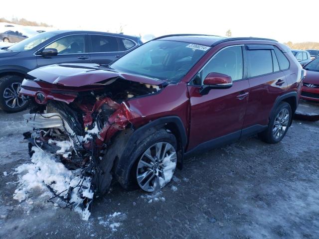 JTMA1RFV8KJ024035 - 2019 TOYOTA RAV4 XLE PREMIUM BURGUNDY photo 1