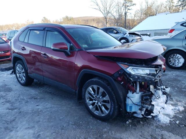 JTMA1RFV8KJ024035 - 2019 TOYOTA RAV4 XLE PREMIUM BURGUNDY photo 4