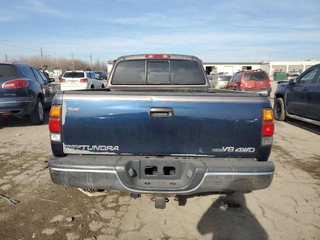 5TBBT44123S427829 - 2003 TOYOTA TUNDRA ACCESS CAB SR5 BLUE photo 6