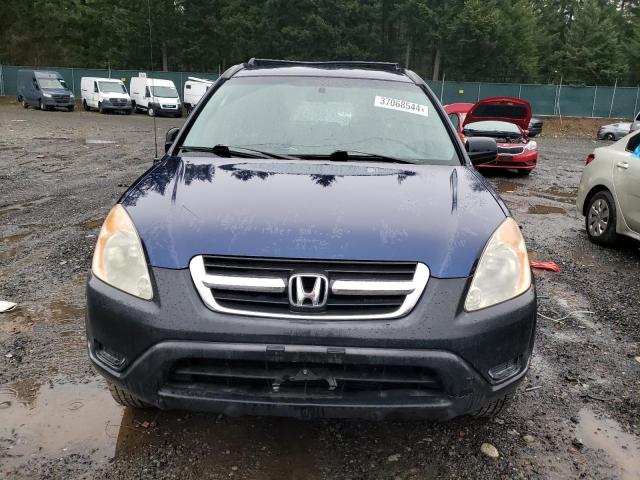 JHLRD78553C021341 - 2003 HONDA CR-V LX BLUE photo 5