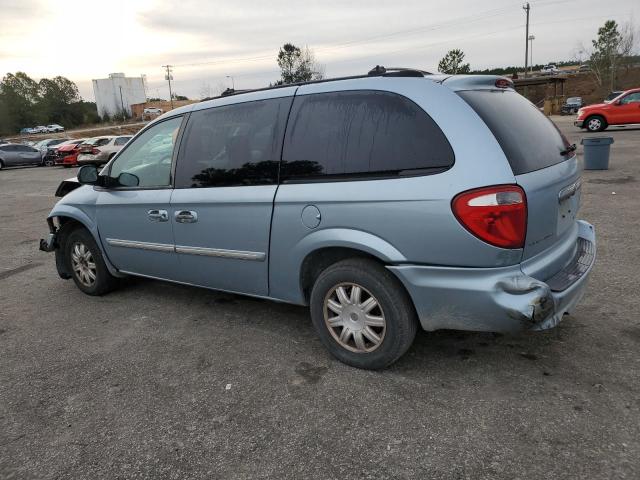 2C4GP54L35R502168 - 2005 CHRYSLER TOWN & COU TOURING BLUE photo 2