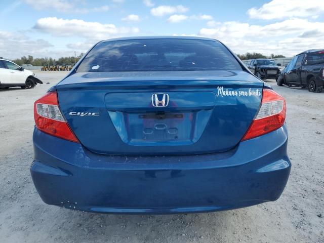 2HGFB2F87CH540122 - 2012 HONDA CIVIC EX BLUE photo 6