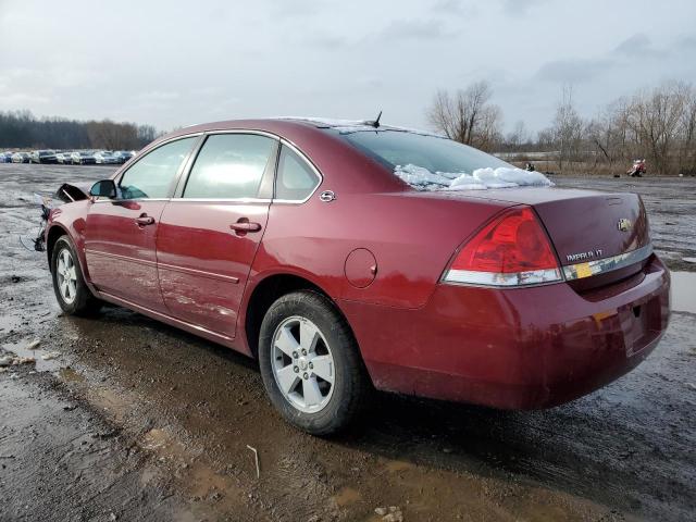 2G1WT58N581359836 - 2008 CHEVROLET IMPALA LT RED photo 2