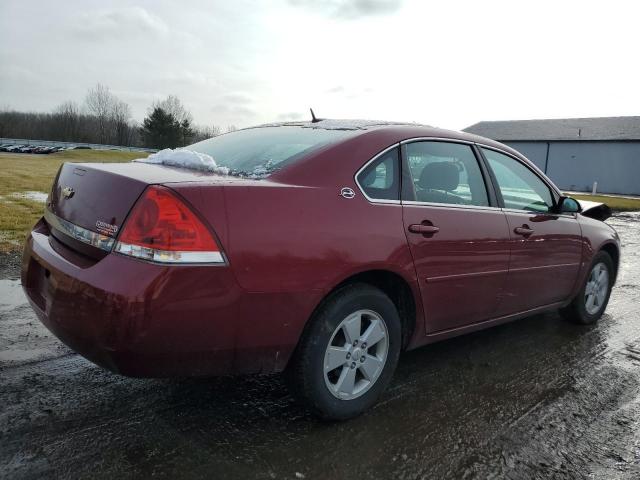 2G1WT58N581359836 - 2008 CHEVROLET IMPALA LT RED photo 3