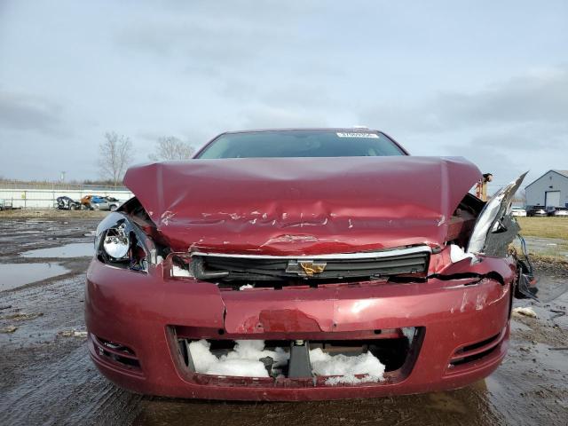 2G1WT58N581359836 - 2008 CHEVROLET IMPALA LT RED photo 5