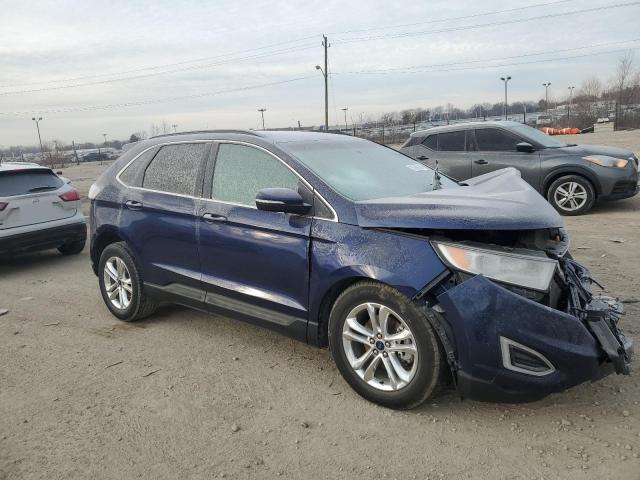 2FMPK3J95GBB92530 - 2016 FORD EDGE SEL BLUE photo 4