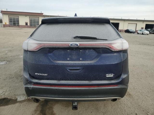 2FMPK3J95GBB92530 - 2016 FORD EDGE SEL BLUE photo 6