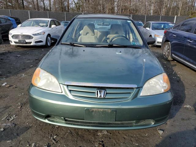 2HGES16533H568611 - 2003 HONDA CIVIC LX GREEN photo 5