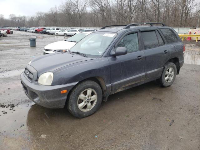 KM8SC73D96U070987 - 2006 HYUNDAI SANTA FE GLS BLUE photo 1