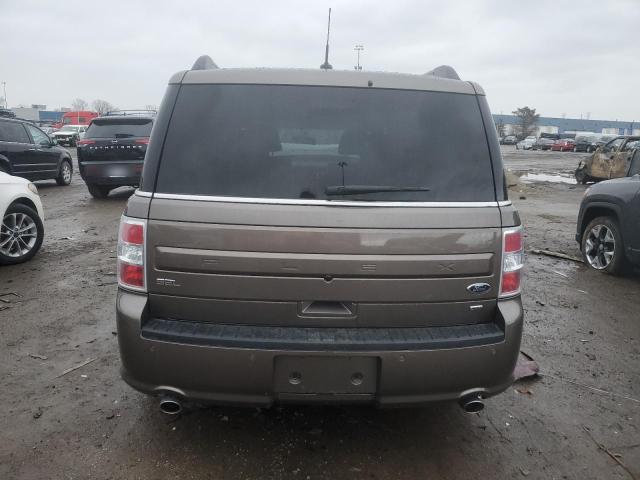 2FMHK6C8XKBA36647 - 2019 FORD FLEX SEL BROWN photo 6