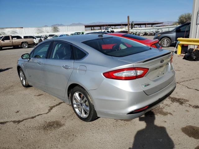 3FA6P0SU8GR235980 - 2016 FORD FUSION TITANIUM PHEV SILVER photo 2