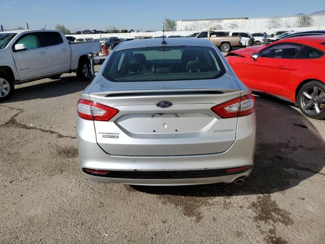 3FA6P0SU8GR235980 - 2016 FORD FUSION TITANIUM PHEV SILVER photo 6