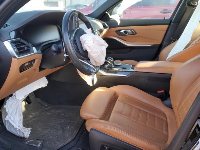 WBA5R7C53KAJ86574 - 2019 BMW 330XI Սև լուսանկար 7