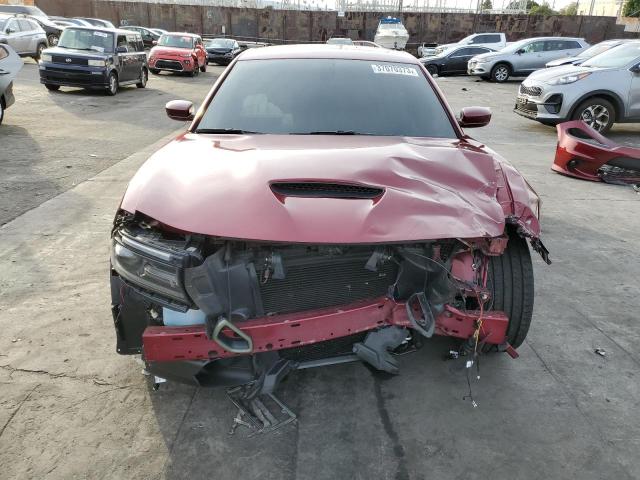 2C3CDXGJ1MH588604 - 2021 DODGE CHARGER SCAT PACK BURGUNDY photo 5