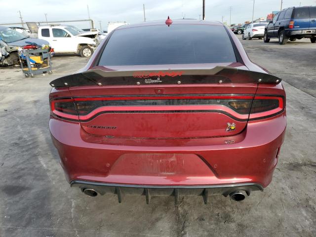 2C3CDXGJ1MH588604 - 2021 DODGE CHARGER SCAT PACK BURGUNDY photo 6