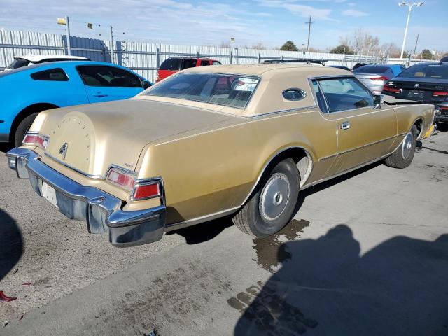 4Y89A862266 - 1974 LINCOLN MARK VII TAN photo 3