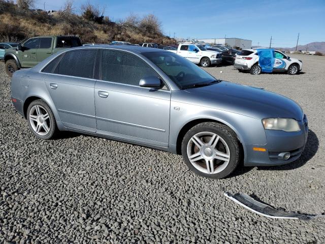 WAUDF78E37A083241 - 2007 AUDI A4 2.0T QUATTRO SILVER photo 4