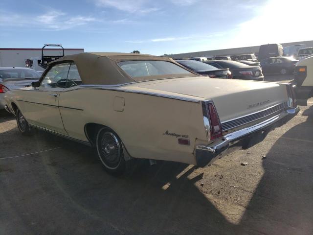 9H12F597110 - 1969 MERCURY MONTEGO GOLD photo 2