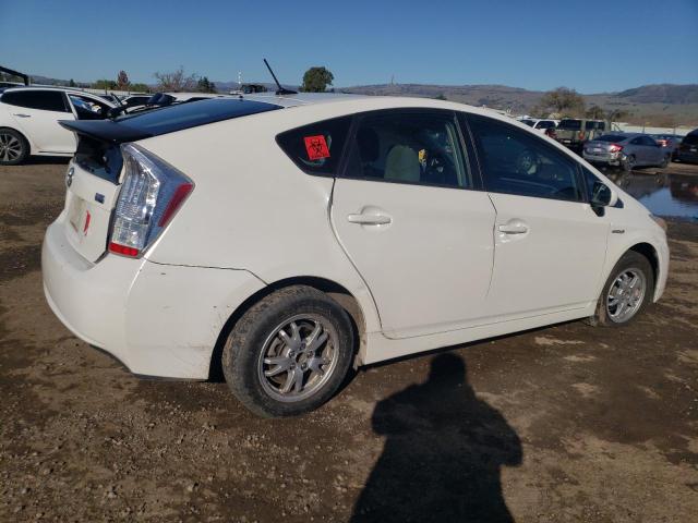 JTDKN3DU6B5360775 - 2011 TOYOTA PRIUS WHITE photo 3