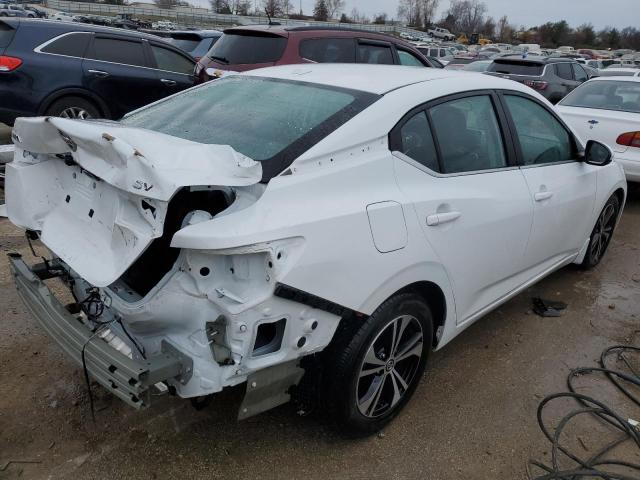 3N1AB8CV9LY245204 - 2020 NISSAN SENTRA SV WHITE photo 3