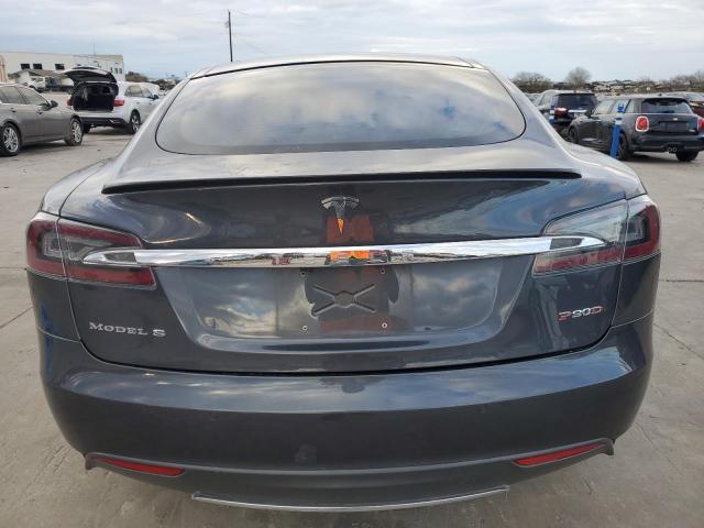 5YJSA1E44FF114701 - 2015 TESLA MODEL S GRAY photo 6