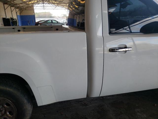 1GTEC24089Z114484 - 2009 GMC SIERRA C1500 SLE WHITE photo 10