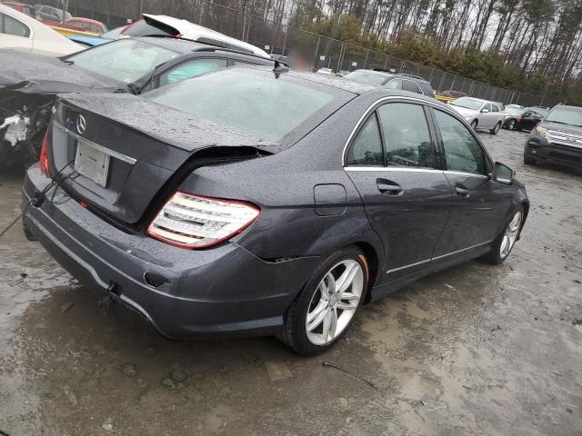 WDDGF4HB7DR274104 - 2013 MERCEDES-BENZ C 250 GRAY photo 3