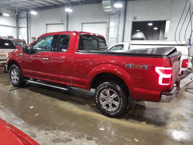 1FTFX1E51KFC83492 - 2019 FORD F150 SUPER CAB BURGUNDY photo 2