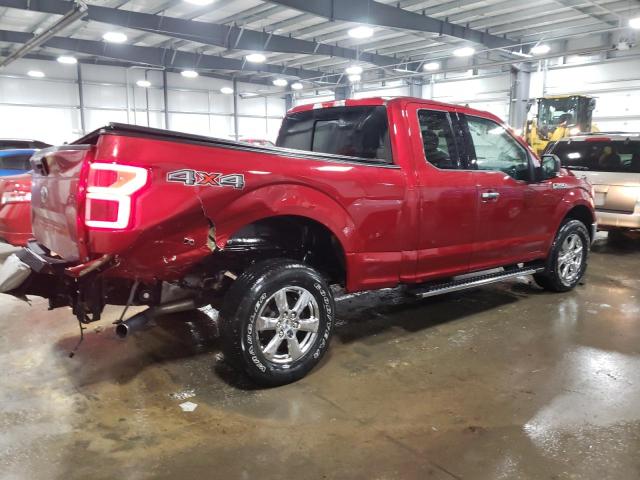 1FTFX1E51KFC83492 - 2019 FORD F150 SUPER CAB BURGUNDY photo 3