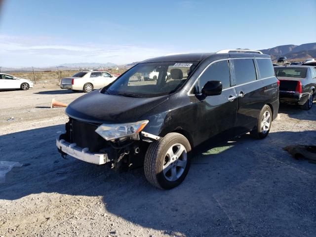 JN8AE2KP0C9033015 - 2012 NISSAN QUEST S BLACK photo 1