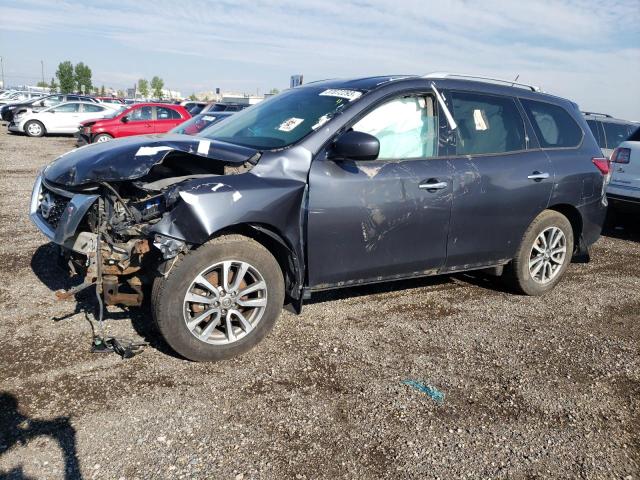 5N1AR2MM6EC617018 - 2014 NISSAN PATHFINDER S GRAY photo 1