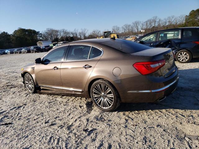 KNALN4D7XF5187933 - 2015 KIA CADENZA PREMIUM BROWN photo 2