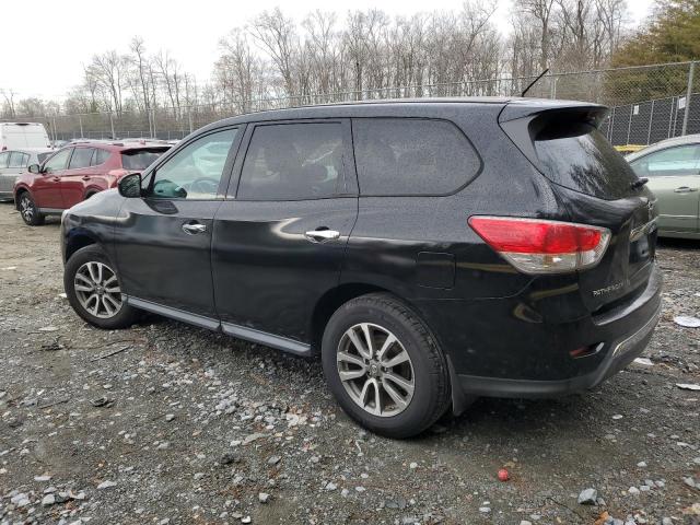 5N1AR2MM1DC675102 - 2013 NISSAN PATHFINDER S BLACK photo 2