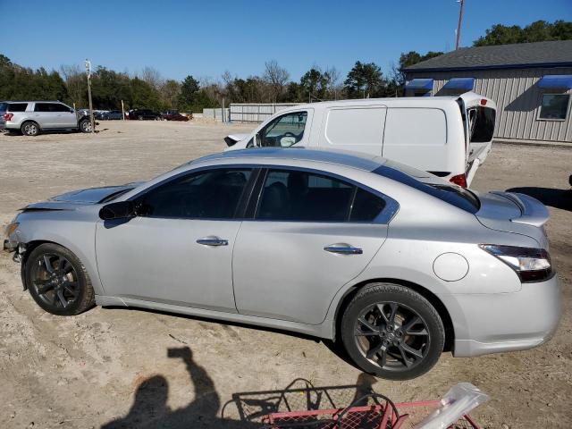 1N4AA5AP9EC492615 - 2014 NISSAN MAXIMA S SILVER photo 2