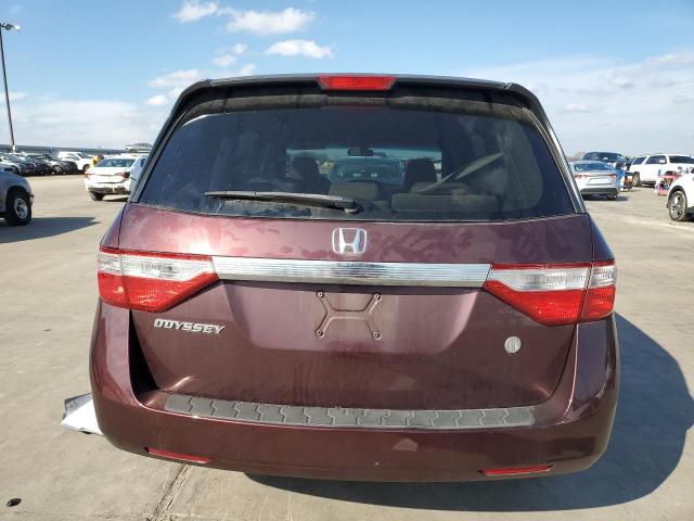 5FNRL5H47BB040082 - 2011 HONDA ODYSSEY EX MAROON photo 6