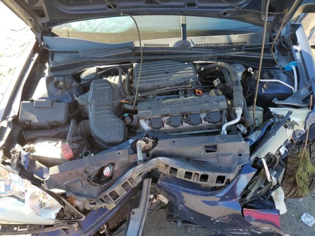 1HGES16595L012468 - 2005 HONDA CIVIC LX BLUE photo 11