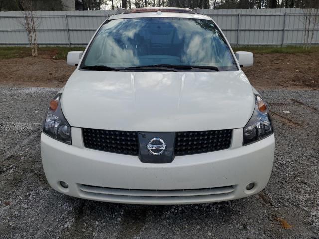 5N1BV28U36N116118 - 2006 NISSAN QUEST S WHITE photo 5