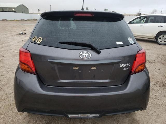 VNKKTUD35FA023022 - 2015 TOYOTA YARIS GRAY photo 6